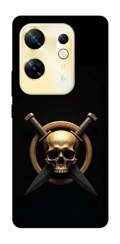 Чохол на Infinix Zero 30 4G Golden Skull фото 1 з 1
