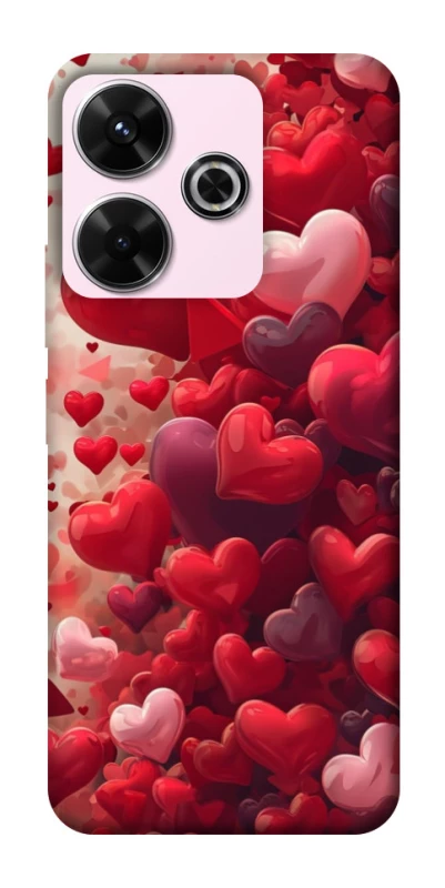 Чохол на Xiaomi Redmi 13 4G Many hearts фото 1 з 1