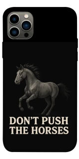 Чехол на Apple iPhone 12 Pro (6.1") Don't push the horses фото 1 из 1