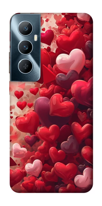 Чехол на Realme C65 4G Many hearts фото 1 из 1