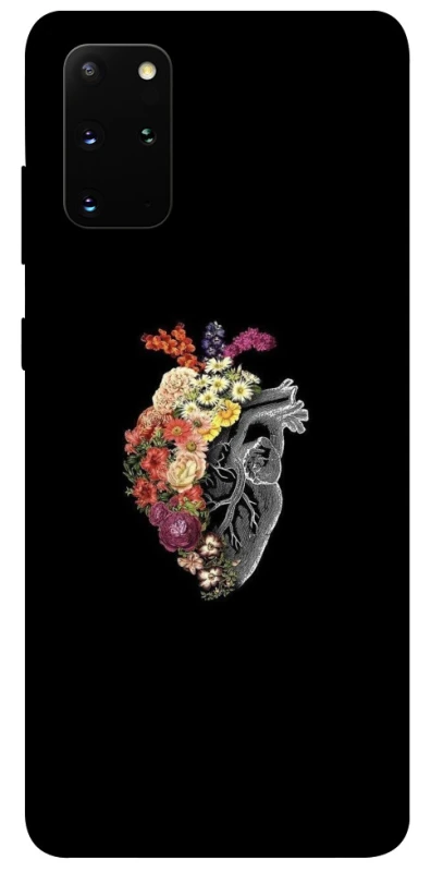 Чохол на Samsung Galaxy S20+ Heart with flowers фото 1 з 1