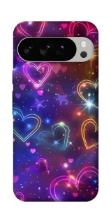 Чохол на Google Pixel 10 Pro Drawn hearts фото 1 з 1