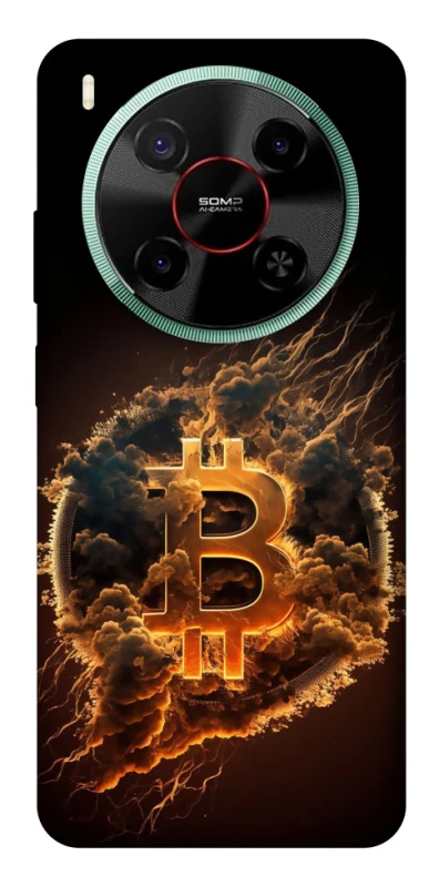 Чохол на ZTE Nubia V70 Max Smoky Bitcoin фото 1 з 1