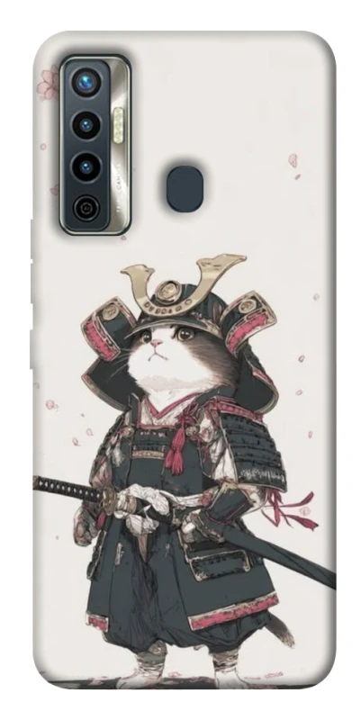 Чохол на TECNO Camon 17 Samurai Cat Warrior фото 1 з 1