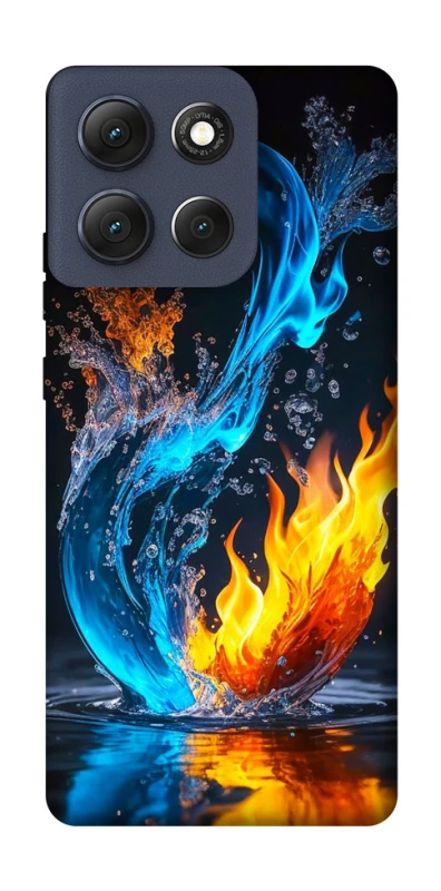 Чехол на Motorola Moto G86 Water And Fire фото 1 из 1