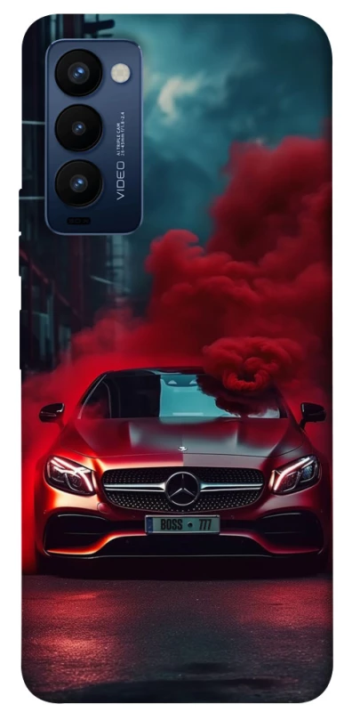 Чехол на TECNO Camon 18 Mercedes in smoke фото 1 из 1