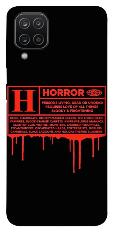 Чохол на Samsung Galaxy A12 Horror Halloween фото 1 з 1