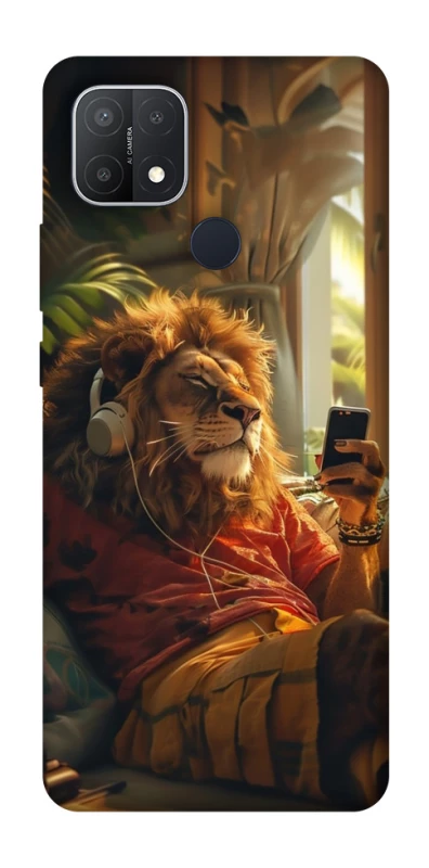 Чохол на Oppo A15s / A15 Лев v2 фото 1 з 1