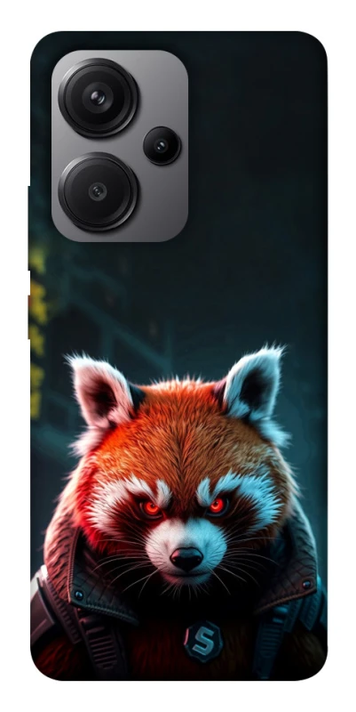 Чохол на Xiaomi Redmi Note 13 Pro+ Cyber Red Panda фото 1 з 1
