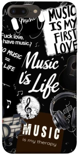 Чохол на Apple iPhone 7 plus / 8 plus Music is Life фото 1 з 1