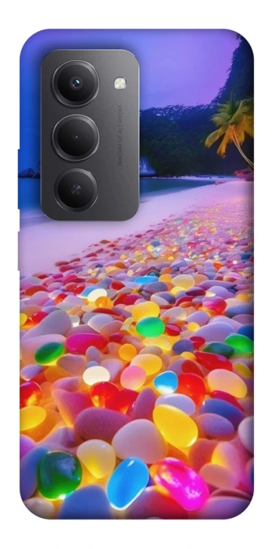 Чохол на Xiaomi Redmi 15 (Global) Каміння світиться на березі фото 1 з 1