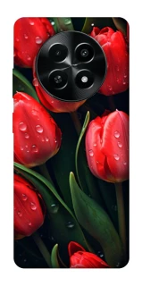Чохол на Realme Narzo 70x Червоні тюльпани фото 1 Чохол на Realme Narzo 70x Червоні тюльпани фото 1 з 1