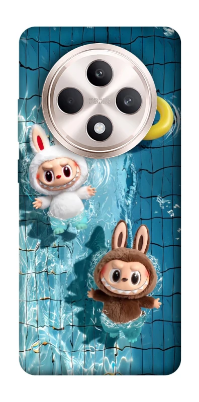 Чохол на Oppo Reno 12 F 4G/5G Labubu in the pool фото 1 з 1