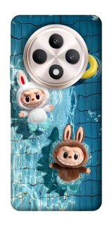 Чохол на Oppo Reno 12 F 4G/5G Labubu in the pool фото 1 з 1