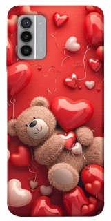 Чохол на Nokia G42 bear in hearts фото 1 з 1