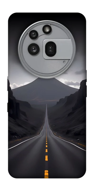 Чехол на Nothing Phone (3a) Pro Black mountains фото 1 из 1