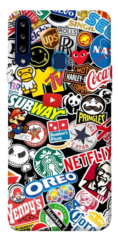 Чехол на Samsung Galaxy A20s brands фото 1 из 1