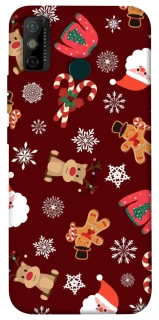 Чехол на TECNO Spark 6 Go Новогодний v6 фото 1 из 1