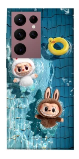 Чохол на Samsung Galaxy S22 Ultra Labubu in the pool фото 1 з 1
