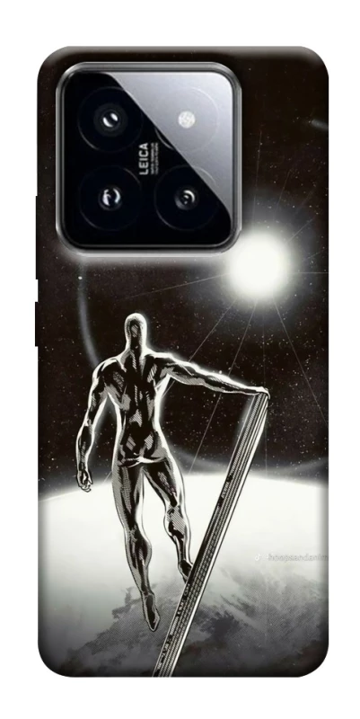 Чехол на Xiaomi 14 Pro Серебряный сёрфер фото 1 из 1