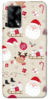 Чохол на Oppo A74 4G Новорічний v1 фото 1 з 1