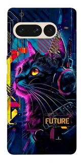 Чехол на Google Pixel 7 Pro Cyber Cat v2 фото 1 из 1