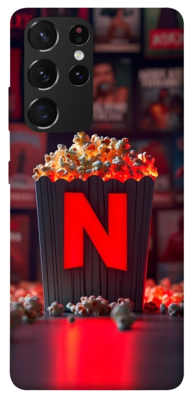 Чохол на Samsung Galaxy S21 Ultra Netflix and popcorn фото 1 з 1