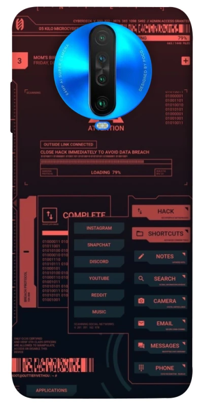 Чехол на Xiaomi Poco X2 Attention фото 1 из 1