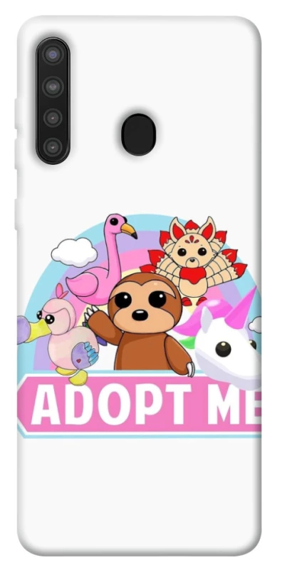 Чохол на Samsung Galaxy A21 Adopt Me Pets Logo фото 1 з 1