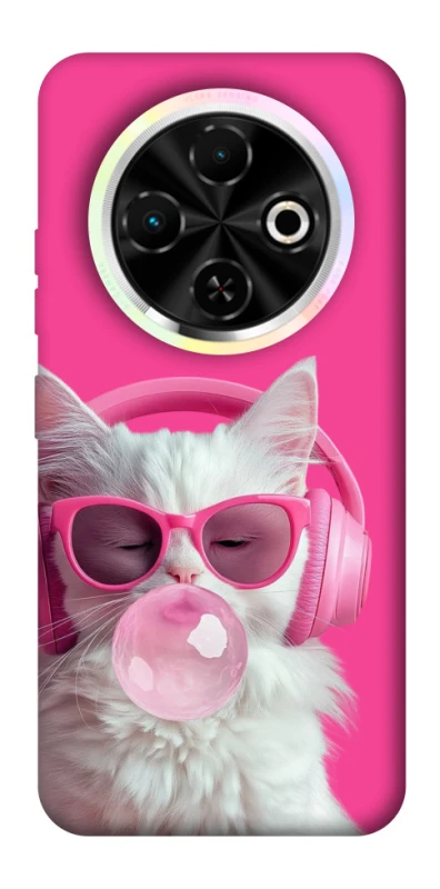 Чехол на TECNO Spark 30C Pink kitty фото 1 из 1