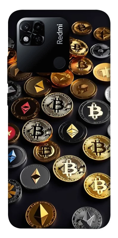 Чехол на Xiaomi Redmi 10A Many coins фото 1 из 1