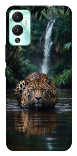 Чехол на Infinix Hot 12 Play Leopard in water фото 1 из 1