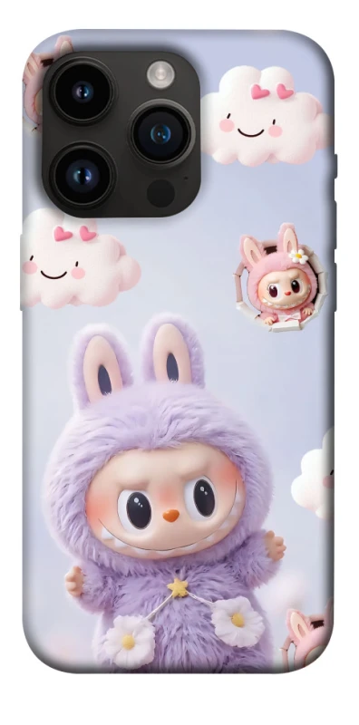Чехол на Apple iPhone 14 Pro (6.1") Labubu & clouds фото 1 из 1
