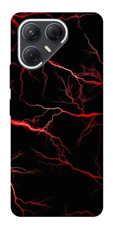 Чехол на TECNO Pova 7 Красная молния фото 1 из 1