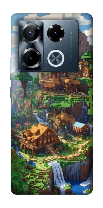 Чохол на Infinix Note 40 Pro 4G Minecraft universe фото 1 з 1