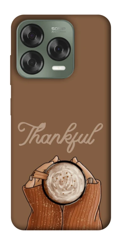 Чохол на ZTE Nubia V70 Design Thankful coffee фото 1 з 1