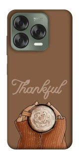 Чехол на ZTE Nubia V70 Design Thankful coffee фото 1 из 1