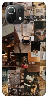 Чехол на Xiaomi Mi 11 Lite Coffee collage ver.2 фото 1 из 1