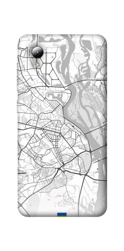 Чохол на ZTE Blade A3 (2019) Kiev white map фото 1 з 1