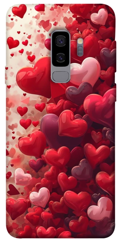 Чохол на Samsung Galaxy S9+ Many hearts фото 1 з 1
