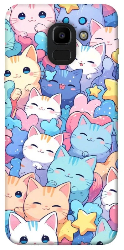 Чехол на Samsung J600F Galaxy J6 (2018) Funny Kittens ver.3 фото 1 из 1