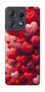 Чехол на Motorola Edge 50 Pro Many hearts фото 1 из 1