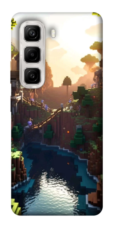 Чохол на Infinix Hot 50 4G Minecraft sunset фото 1 з 1