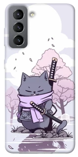 Чехол на Samsung Galaxy S21 FE Samurai cat фото 1 Чехол на Samsung Galaxy S21 FE Samurai cat фото 1 из 1