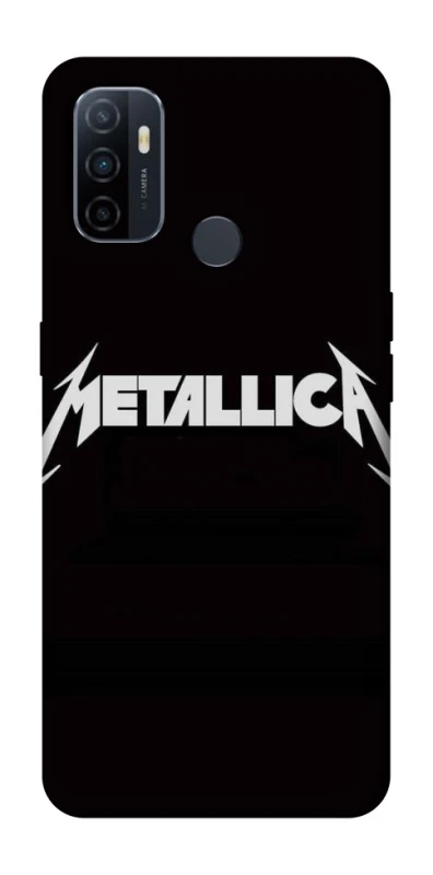 Чехол на Oppo A53 / A32 / A33 Metallica logo фото 1 Чехол на Oppo A53 / A32 / A33 Metallica logo фото 1 из 1
