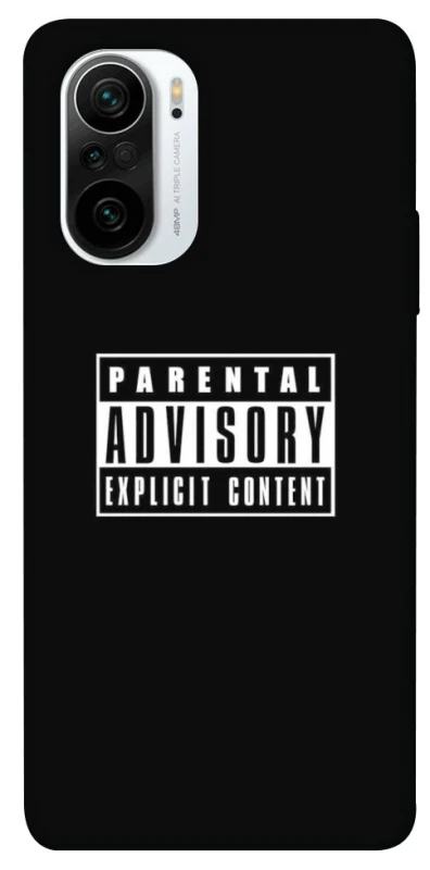 Чохол на Xiaomi Redmi K40 / K40 Pro / K40 Pro+ / Poco F3 Parental Advisory Label фото 1 Чохол на Xiaomi Redmi K40 / K40 Pro / K40 Pro+ / Poco F3 Parental Advisory Label фото 1 з 1