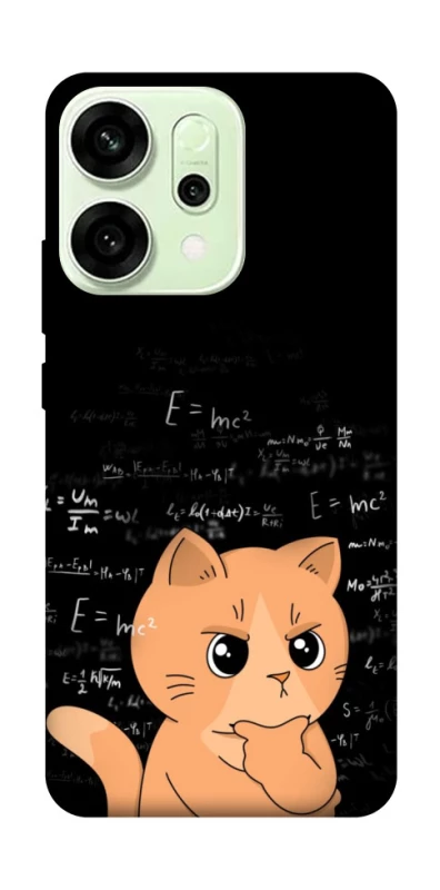 Чехол на Oppo Reno 14 Smart cat фото 1 Чехол на Oppo Reno 14 Smart cat фото 1 из 1