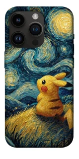 Чехол на Apple iPhone 14 Pro (6.1") Pikachu and Van Gogh фото 1 из 1