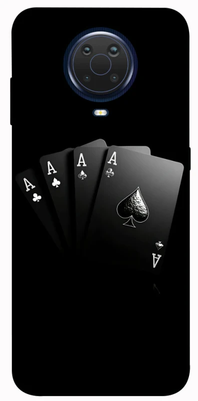 Чохол на Nokia G20 / G10 / 6.3 Black Cards фото 1 з 1