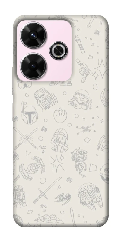 Чохол на Xiaomi Redmi 13 4G Star Wars background ver.1 фото 1 з 1